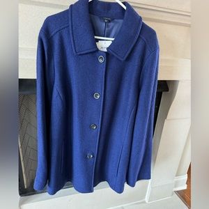Lands End Wool Coat NWT